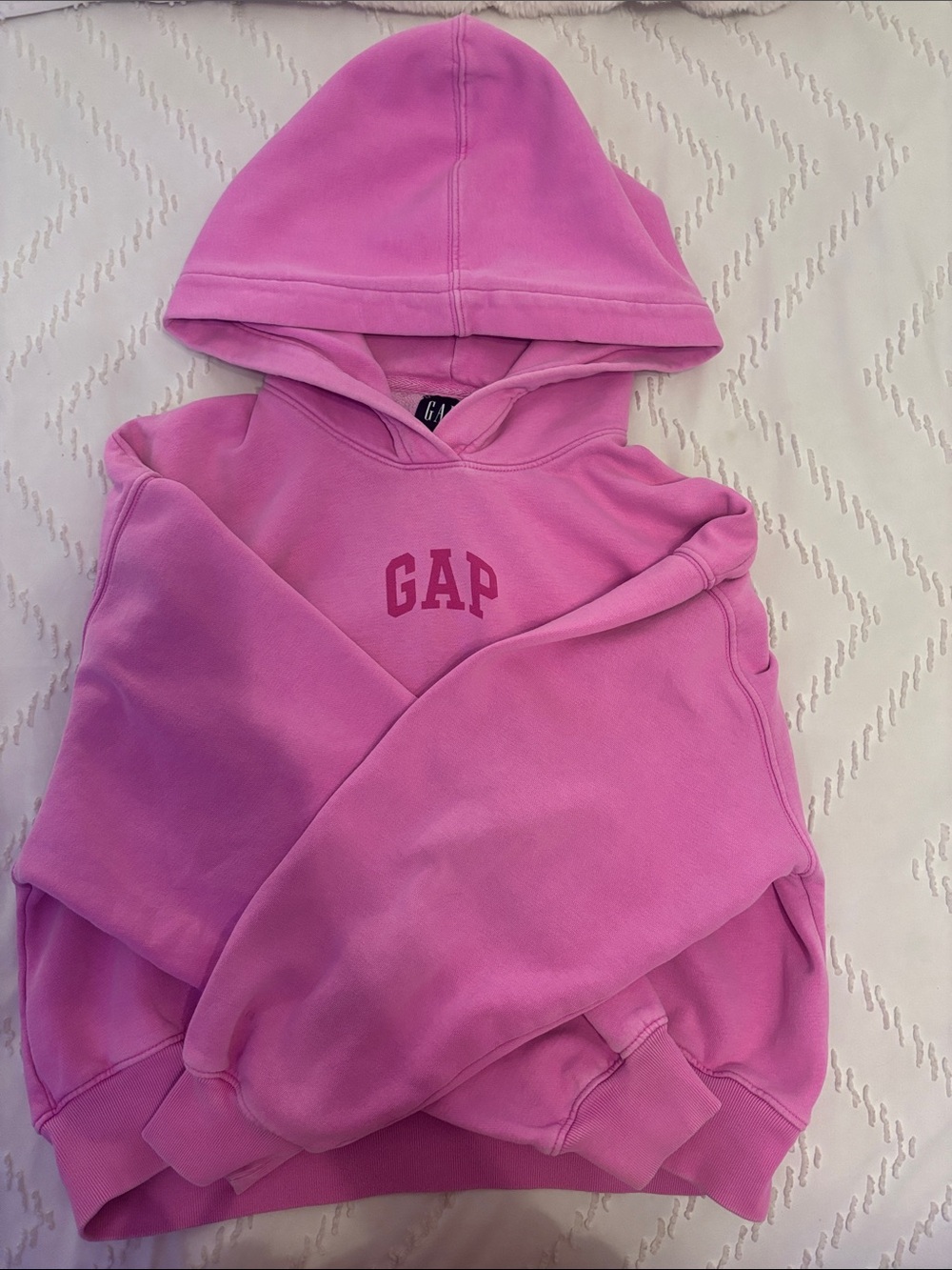 GAP VintageSoft Crop Logo Hoodie